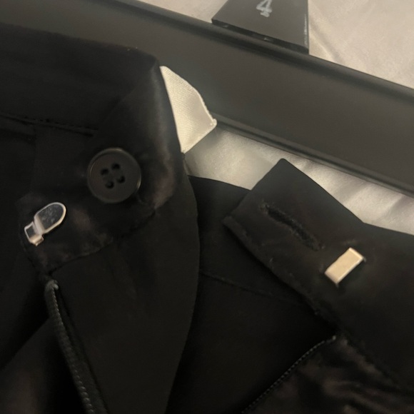 NWOT Tracy Reese Black Silk Fringe Midi Skirt Size 6 - Picture 3 of 4